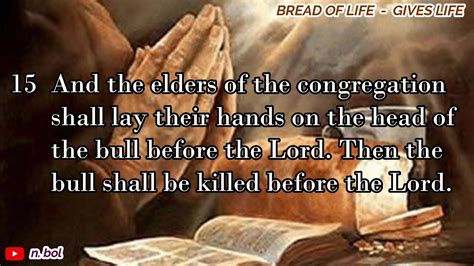 6 The priest shall dip his finger in the blood and sprinkle some of the blood seven times before the Lord, in front of the veil of the sanctuary. . Leviticus 4 nkjv